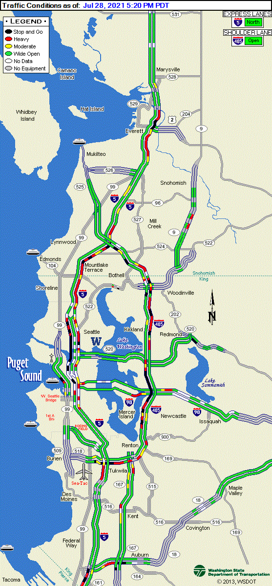  WSDOT Traffic Map Archive