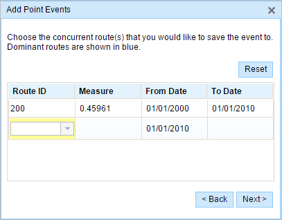 Choosing a route manually